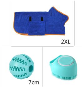 Silicone Dog Bath Massage Gloves Brush Pet Cat Bathroom Cleaning Tool Comb Brush For Dog Can Pour Shampoo Dog Grooming Supplies (Option: Set1-Heartshaped)
