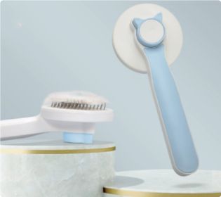 Pet Cat Comb (Color: Blue)